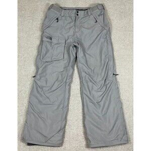 The North Face HyVent Snow Pants Women's Large Ski Snowboard Lined Gray